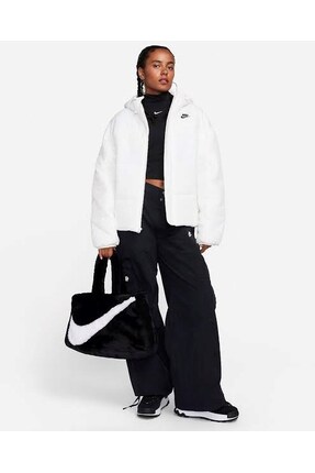 Sportswear Therma-Fit Essentials Puffer Full-Zip Kadın Mont FB7672-100 Image 0