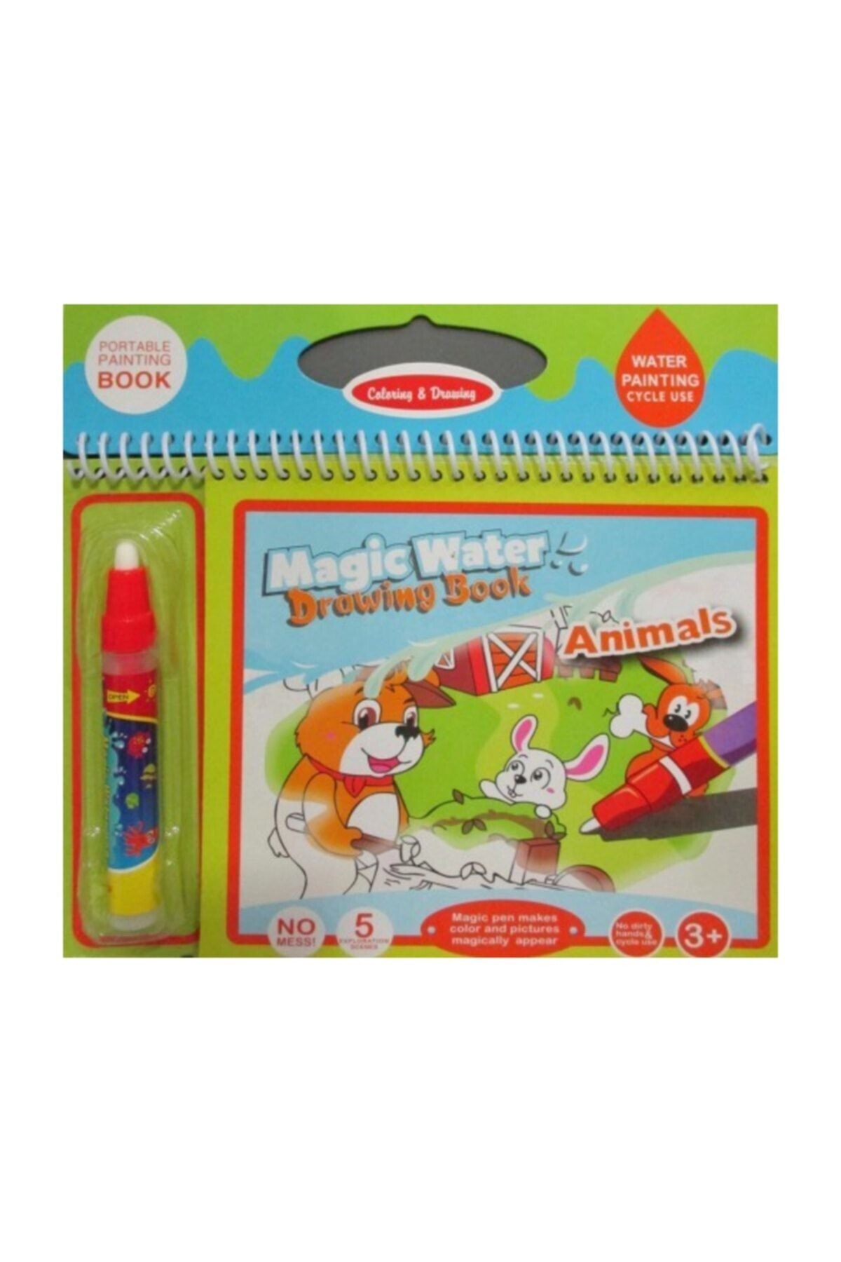 Magic Water Sihirli Boyama Kitabi Magic Water Hayvanlar Alemi Fs 137 Fiyati Yorumlari Trendyol