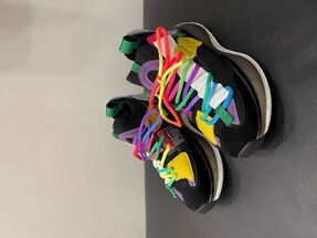 Kadın Renkli Bağcıklı Kalın Taban Spor Ayakkabı & Sneaker Image 0
