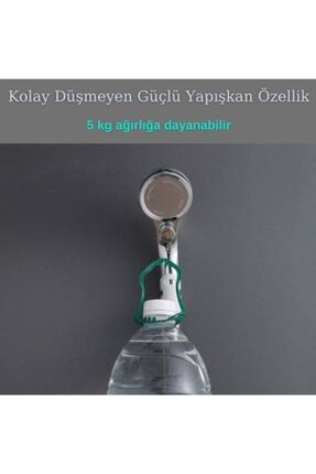 Duş Başlığı Tutucu Vantuzlu Vakumlu Silikon Başlık Tutucu Aparat-tekli Image 2