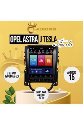 OPEL ASTRA J KASA ANDROİD MULTİMEDİA TESLA EKRAN 8 GB RAM 128 GB HAFIZA CARPLAY & ANDROİD AUTO Image 0