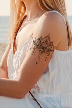 Lotus Mandala Geçici Dövme Image 0