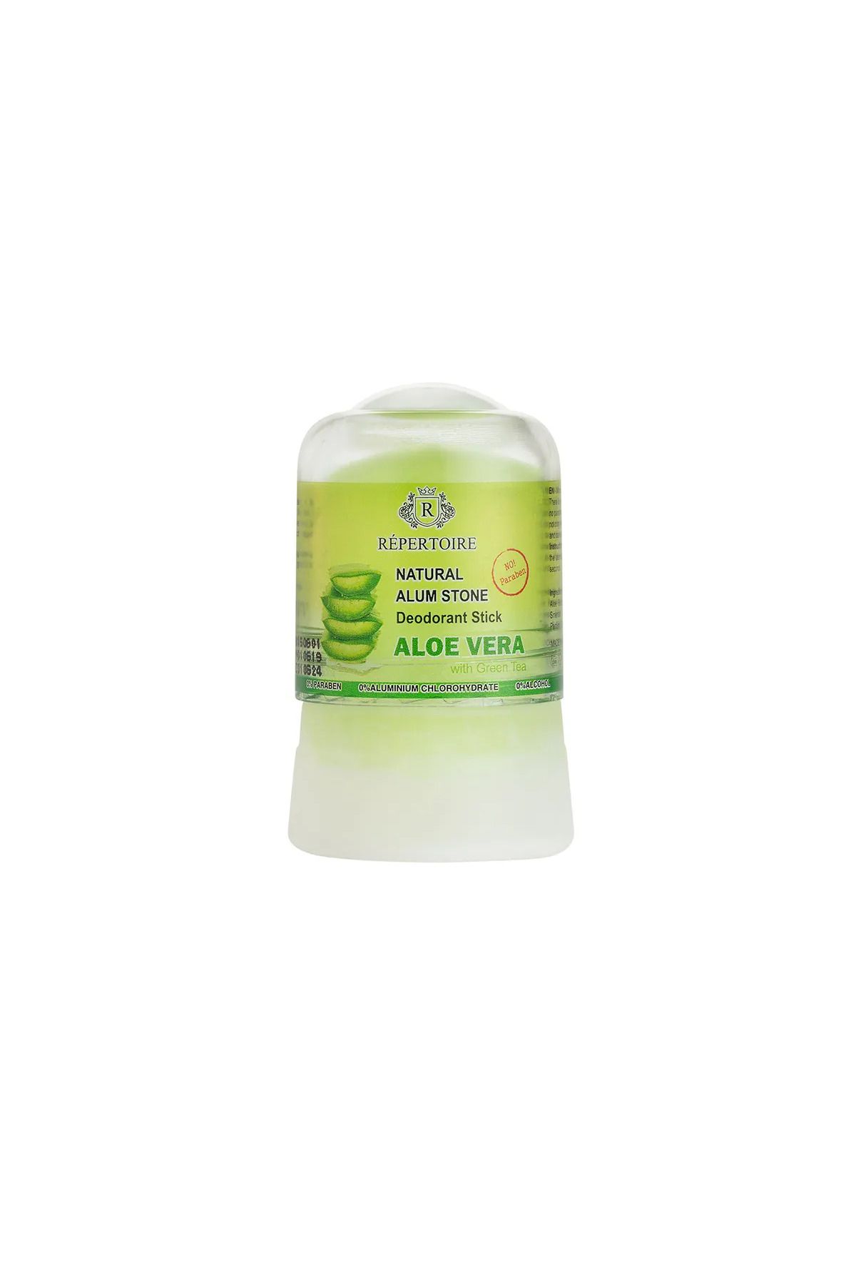 Répertoire alum Stone deo stick aloe vera paraben بدون رول روی 45 گرم