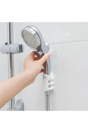 Duş Başlığı Tutucu Vantuzlu Vakumlu Silikon Başlık Tutucu Aparat-tekli Image 7