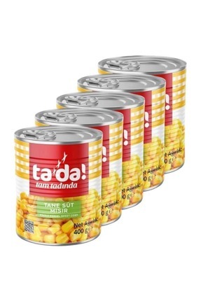 Haşlanmış Tane Süt Mısır Konservesi 400 Gr (5 Adet) Image 0