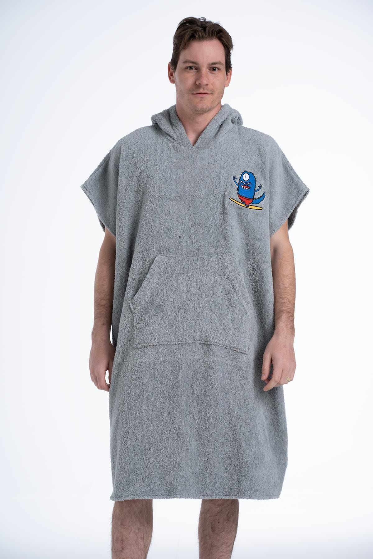 rossa intimo erkek gri pancho plaj havlusu bornoz surf havlusu rib301 fiyati yorumlari trendyol