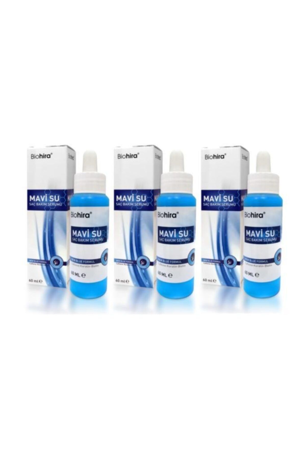 bio hira biohira mavi su sac bakim serumu 3 adet 60 ml fiyati yorumlari trendyol