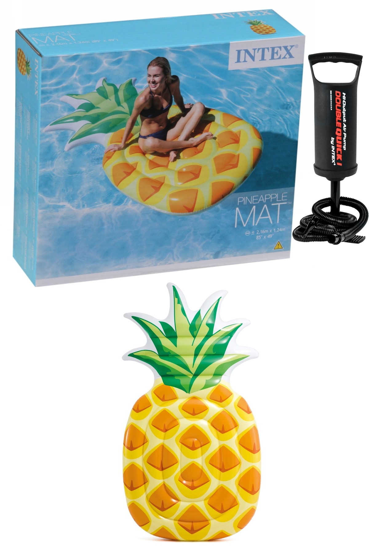 ingatoys intex ananas ada yatak 216x124 cm buyuk deniz yatagi fiyati yorumlari trendyol
