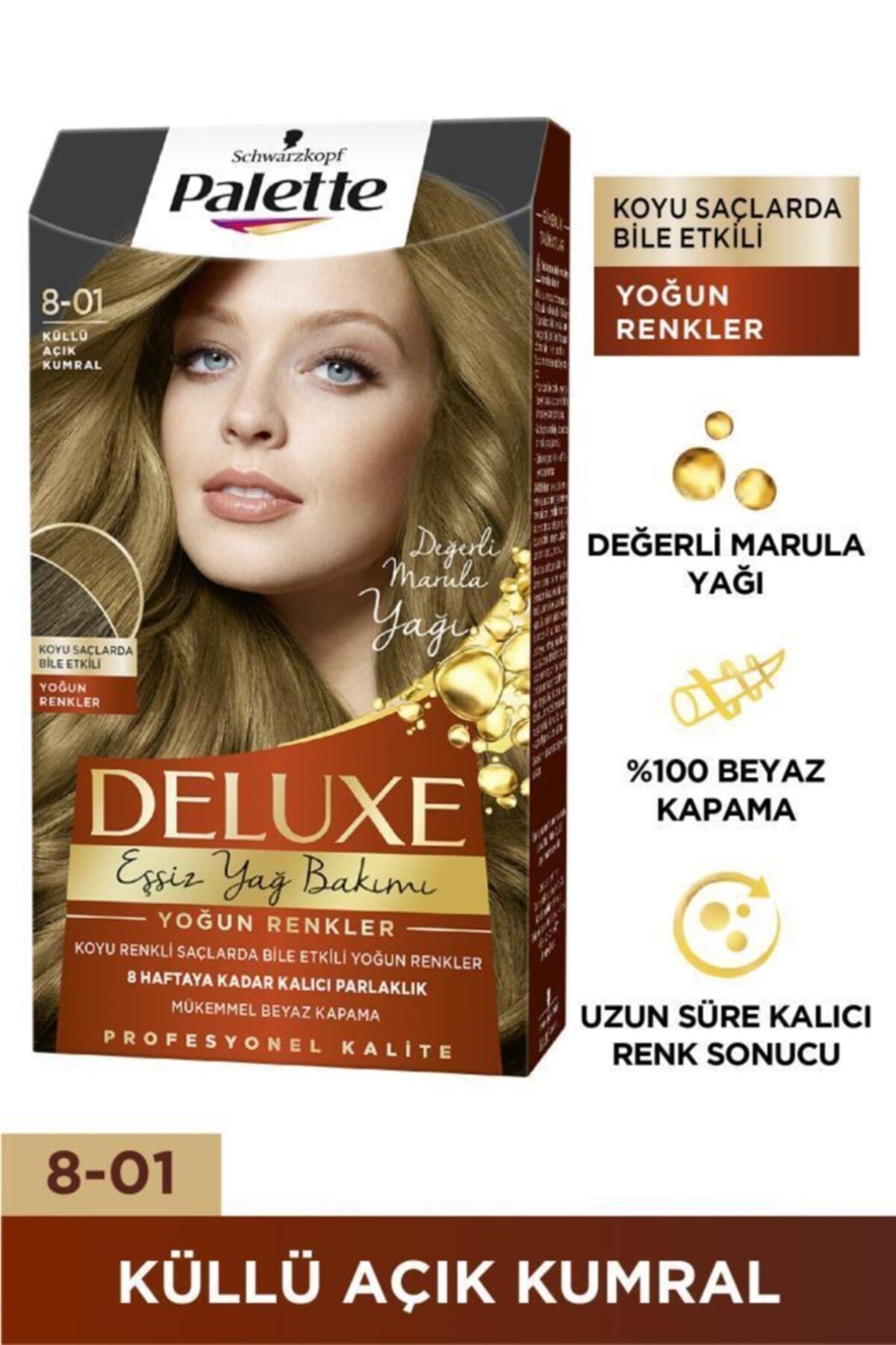 palette deluxe yogun renkler 8 01 kullu acik kumral x 2 adet fiyati yorumlari trendyol