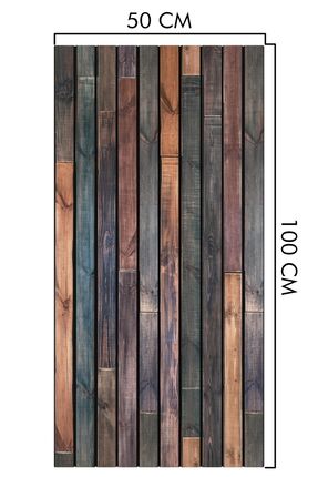 Ahşap Görünümlü Strafor Duvar Kaplama Paneli Isı Ve Ses Yalıtımlı 300-104 - 50x100 Image 0
