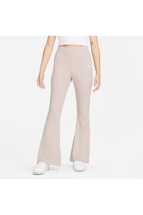 Sportswear Rib Jersey Kadın Kahverengi Eşofman Altı Image 0