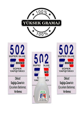 502 Japon yapıştırıcısı 3 lü set harici sürme aparatı + delme kapatma iğnesi Image 0