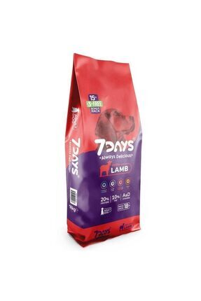 7 Days Kuzu Etli Yetişkin Köpek Maması 18 Kg Image 0