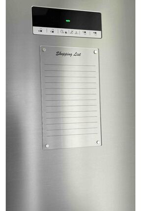 Mıknatıslı Alışveriş Eksik Listesi (SHOPPING LIST) (SİYAH UV BASKILI) Image 0