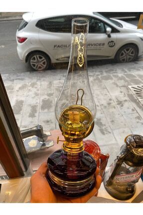 Dekoratif Nostaljik Büyük Boy Gaz Lambası Image 0