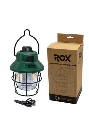 0215 Şarjlı Retro Outdoor Kamp Feneri 220 Lümen Image 5