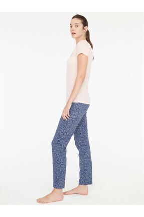 - Kadın Pudra Battal Pijama Takımı Image 3