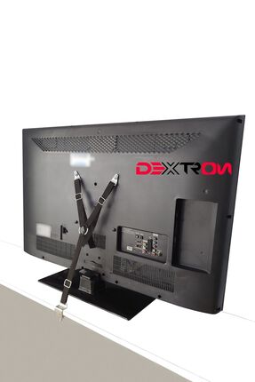 Tüm TV'lere uyumlu, Güvenlik Halkalı, Metal Aksamlı, Y tipi deprem TV güvenlik kiti Image 0
