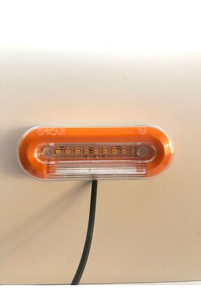 NEONLU SİNYALLİ YERE BAKAN YAN LAMBA 12-24 V 1 ADET Image 0