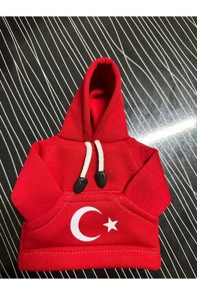 EMCAR TÜRK Bayrağı Vites Kılıfı Kapşonlu Sweatshirt Image 0