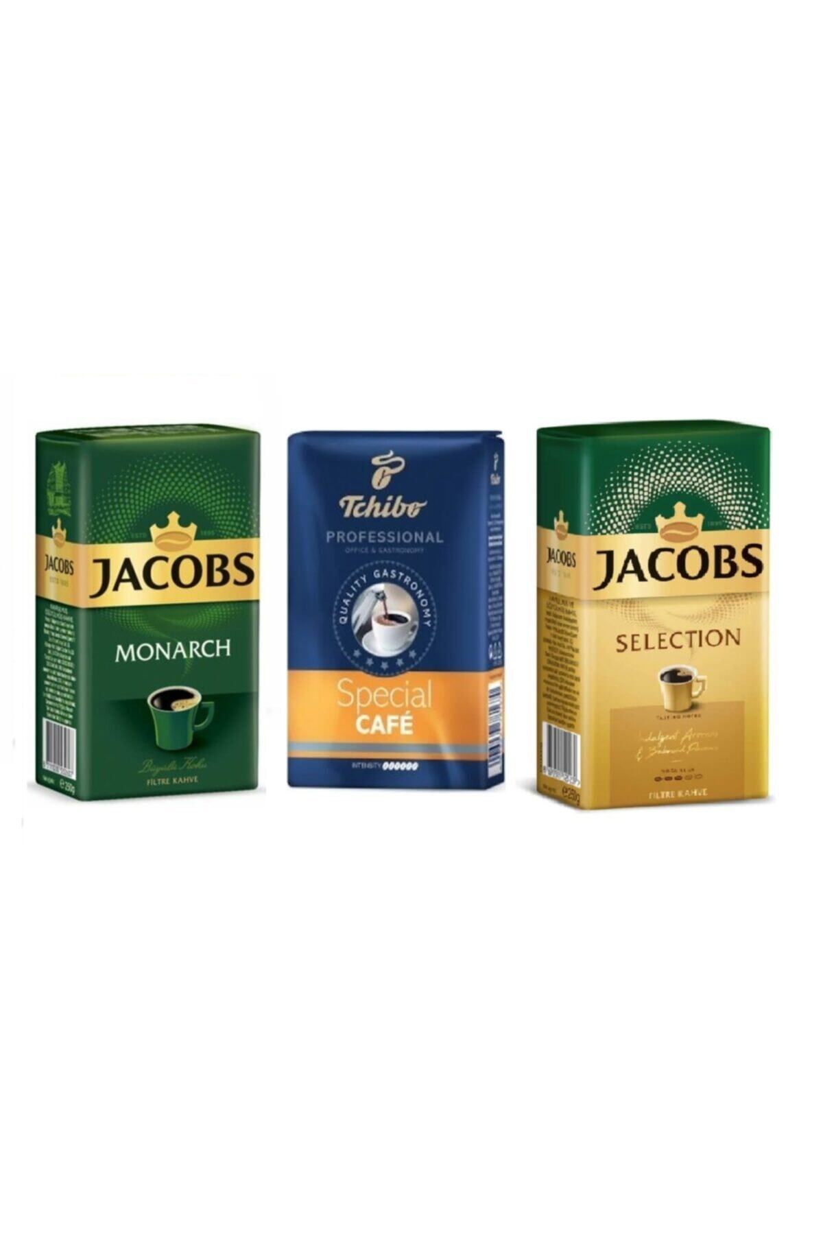 jacobs muhtesem 3 lu kahve seti 250gr selection 250gr monarch 250gr thcibo special cafe fiyati yorumlari trendyol
