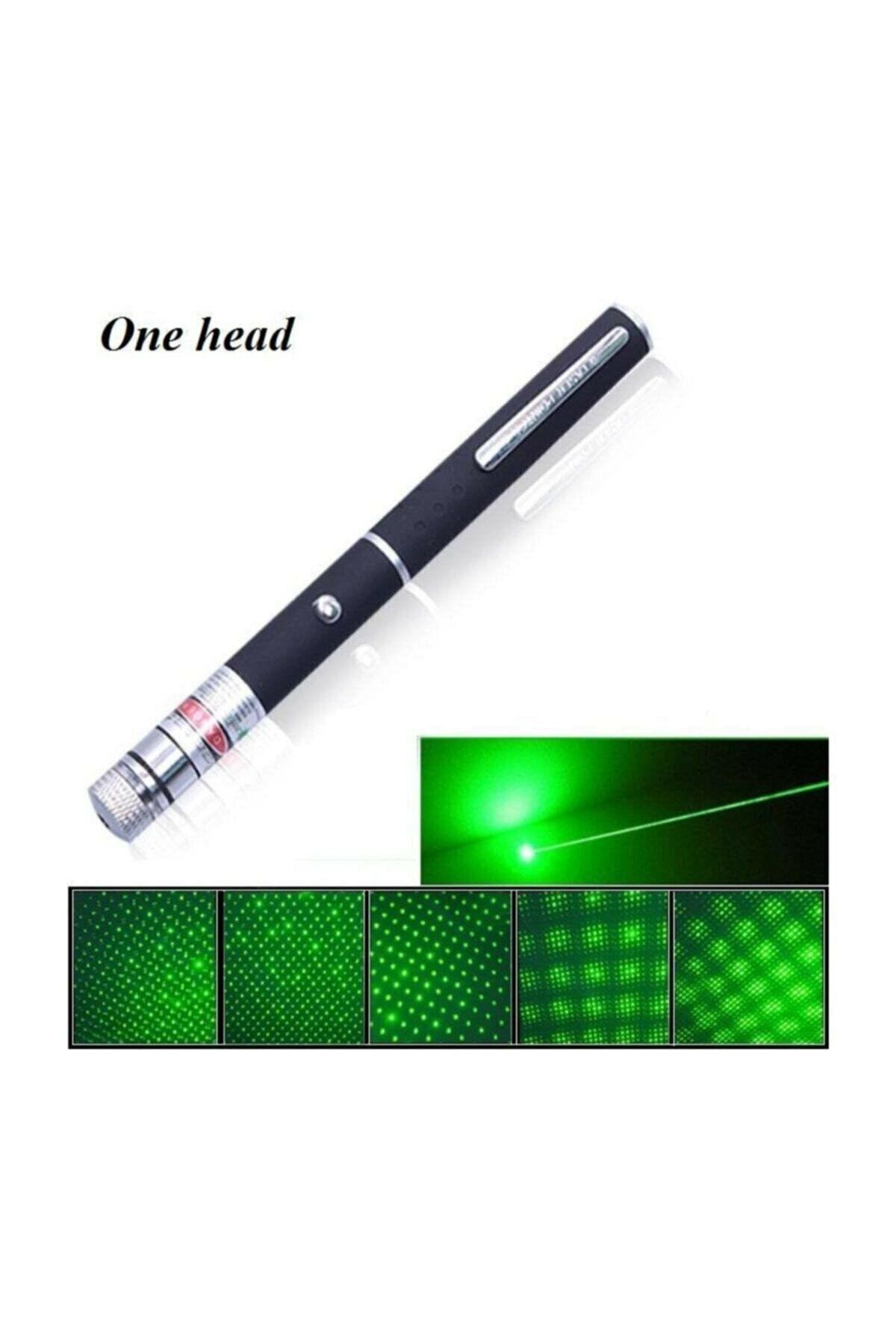 By adm Green Yeşil Kalem Tipi Lazer Pointer 100mw Tek Başlıklı
