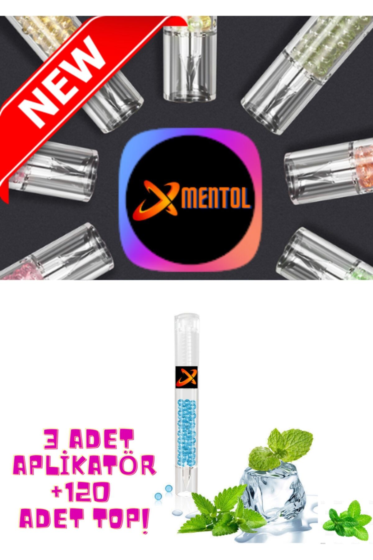 sws Mentol Nane Türkiye Ice Fresh Ball Bomb Mentol Topu 120 Adet