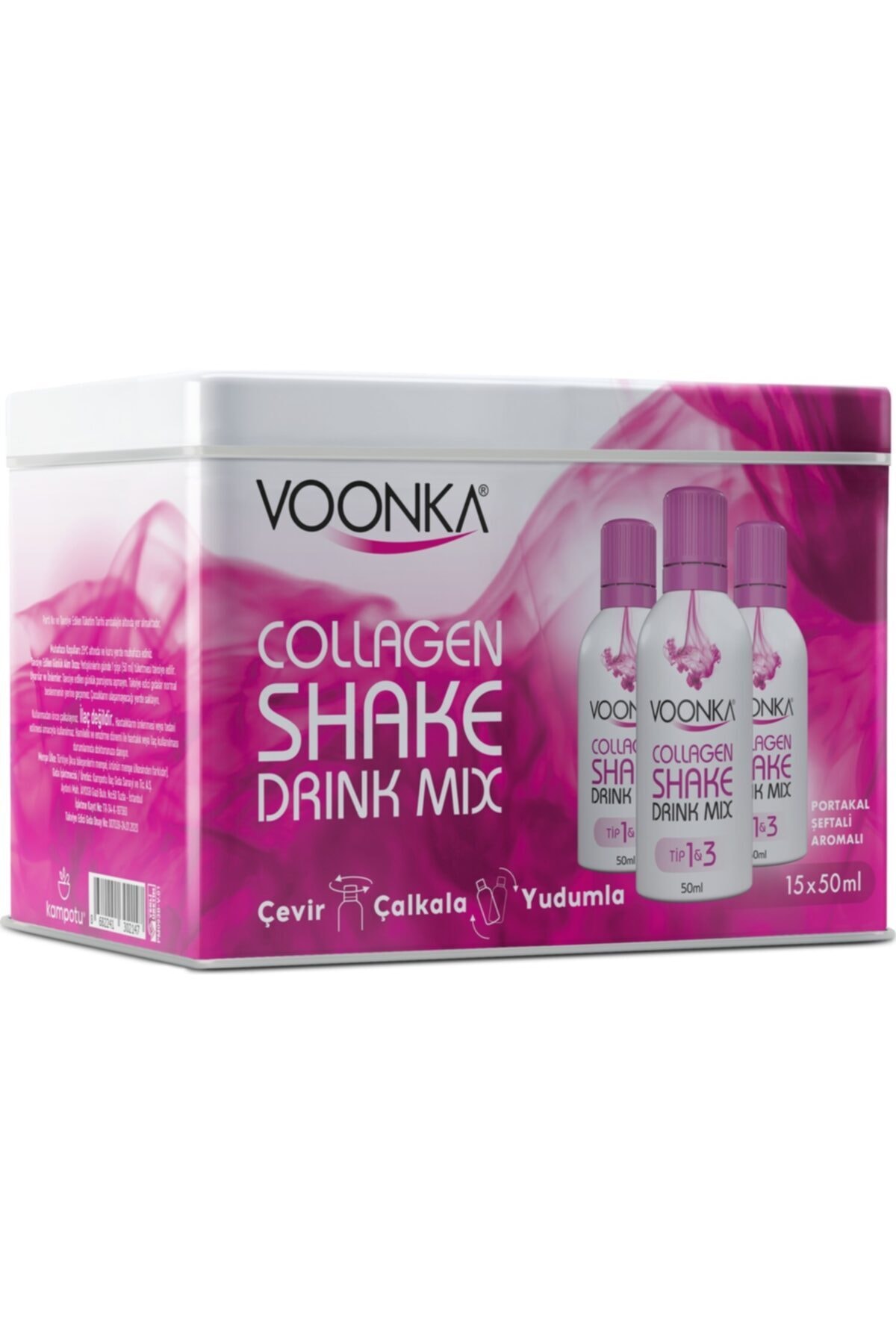 Voonka Beauty Collagen Shake Portakal Ve Seftali 15 X 50 Ml Fiyati Yorumlari Trendyol