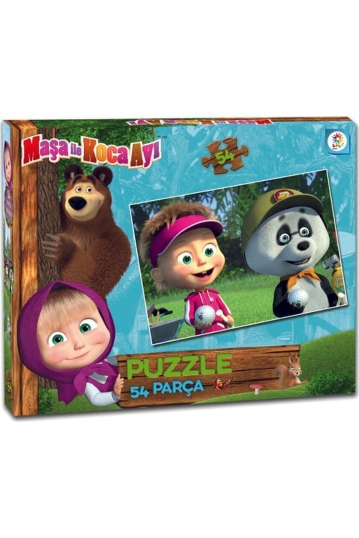 LAÇO Masha Koca Ayı 54 Parça Kutu Puzzle