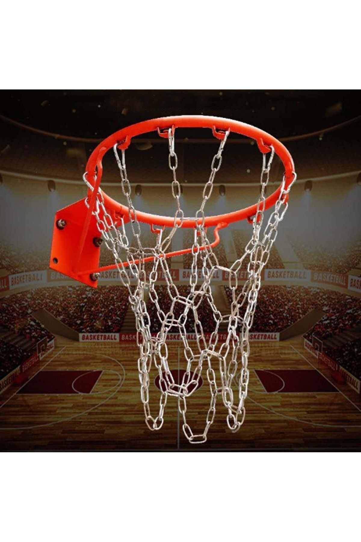 Etsylight 2 Adet Basketbol Filesi, Pota Zinciri, Zincir File, File Zinciri