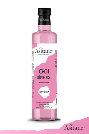 Gül Sirkesi Doğal Fermantasyon - Rose Vinegar 500 Ml Image 0