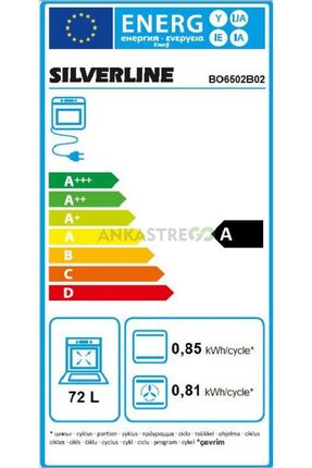 BO6502B02 S2 72 LT Siyah Ankastre Fırın Image 2