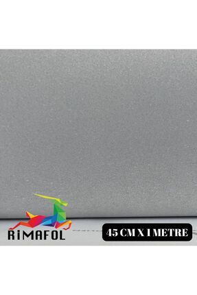 Rimafol Gri Crıcut Ve Sılhoutte Uygun Floklu Kadife Kendinden Yapışkanlı Folyo 45cmx1metre Image 0