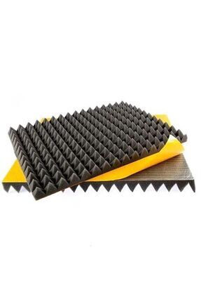 Yanmaz Akustik Ses Yalıtımı Piramit Sünger Ebat 48x48 (4cm) Image 0
