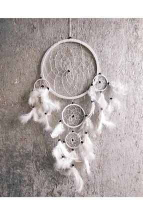 Düş Kapanı, Rüya Kapanı, Dream Catcher 22cm Beyaz Image 0