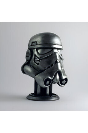 Detaylı Yıldız Savaşları Stormtrooper Star Wars Asker Kaskı Figür Masaüstü Dekoru Image 0