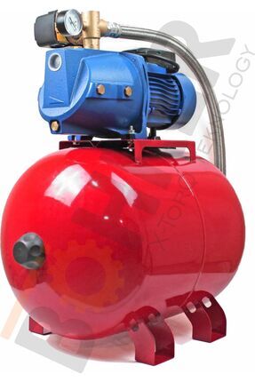 Jet100 4 Kat 4 Daire 50 Litre Yatay 750 Watt 1 Hp Tanklı Hidrofor Ev Tipi Otomatik Aç Kapa Hidrofor Image 0