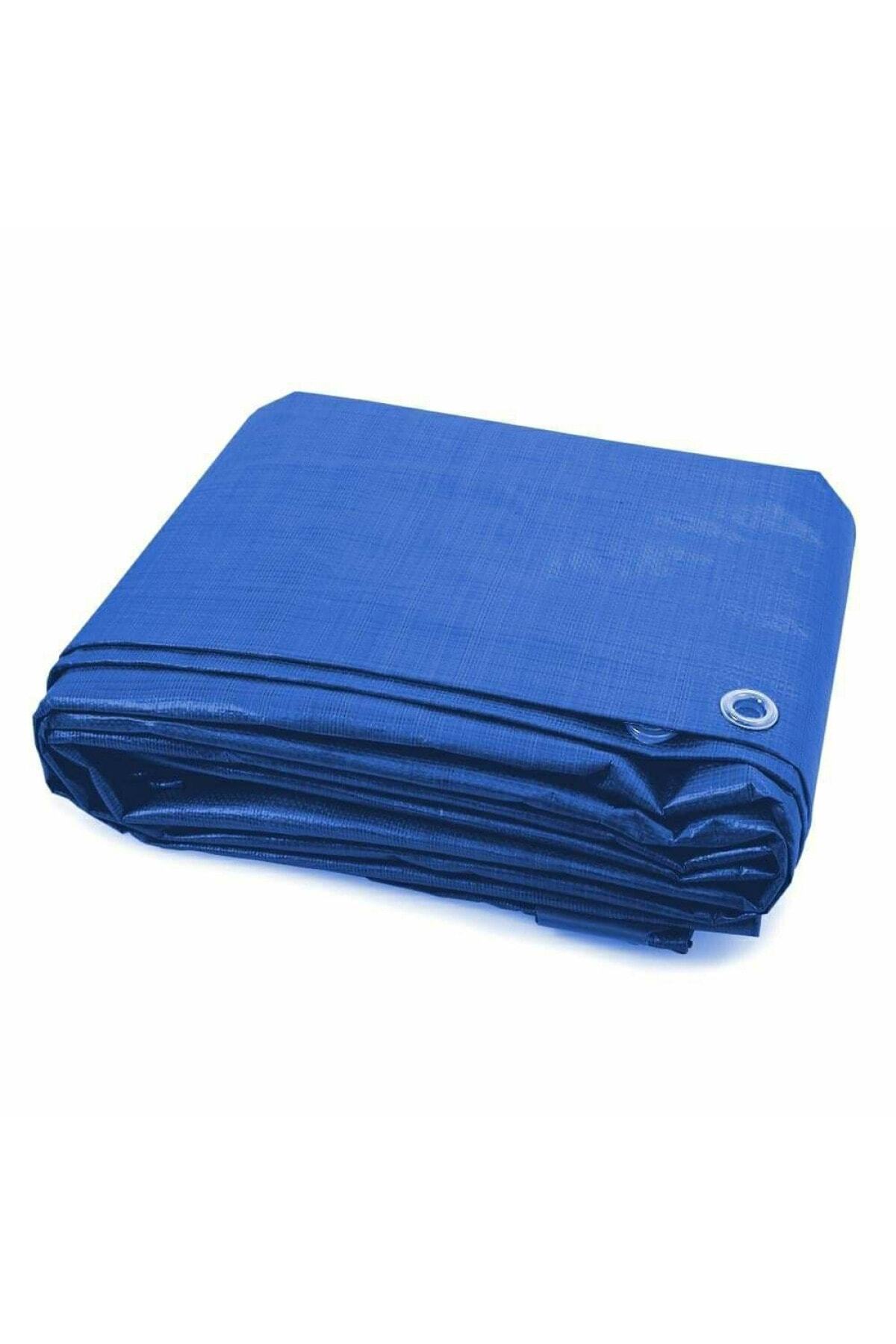 Edoplast 1x18 Metre Mavi Ebatlı Pvc Branda Gölgelik Su Geçirmez Çadır Branda Tente