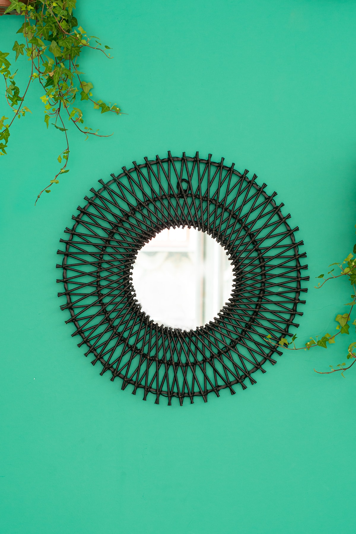 Ashweavers Siyah Güneş Bambu Ayna