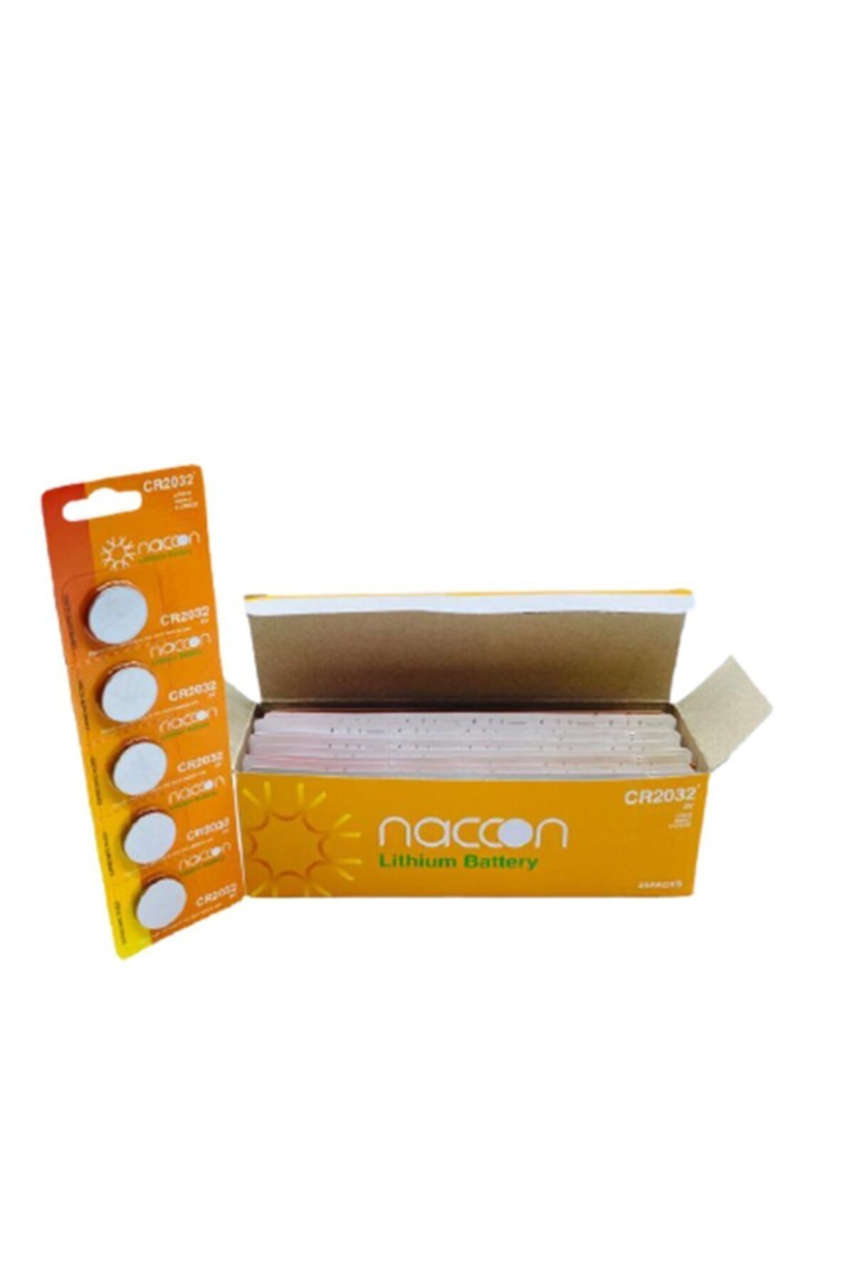 TNL 100 Adet Naccon Cr2032 3v Lithium Pil