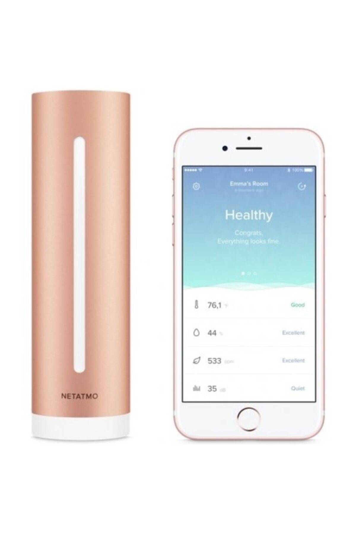 Netatmo Akıllı Iç Mekan Hava Kalite Monitörü - Nhc-ec
