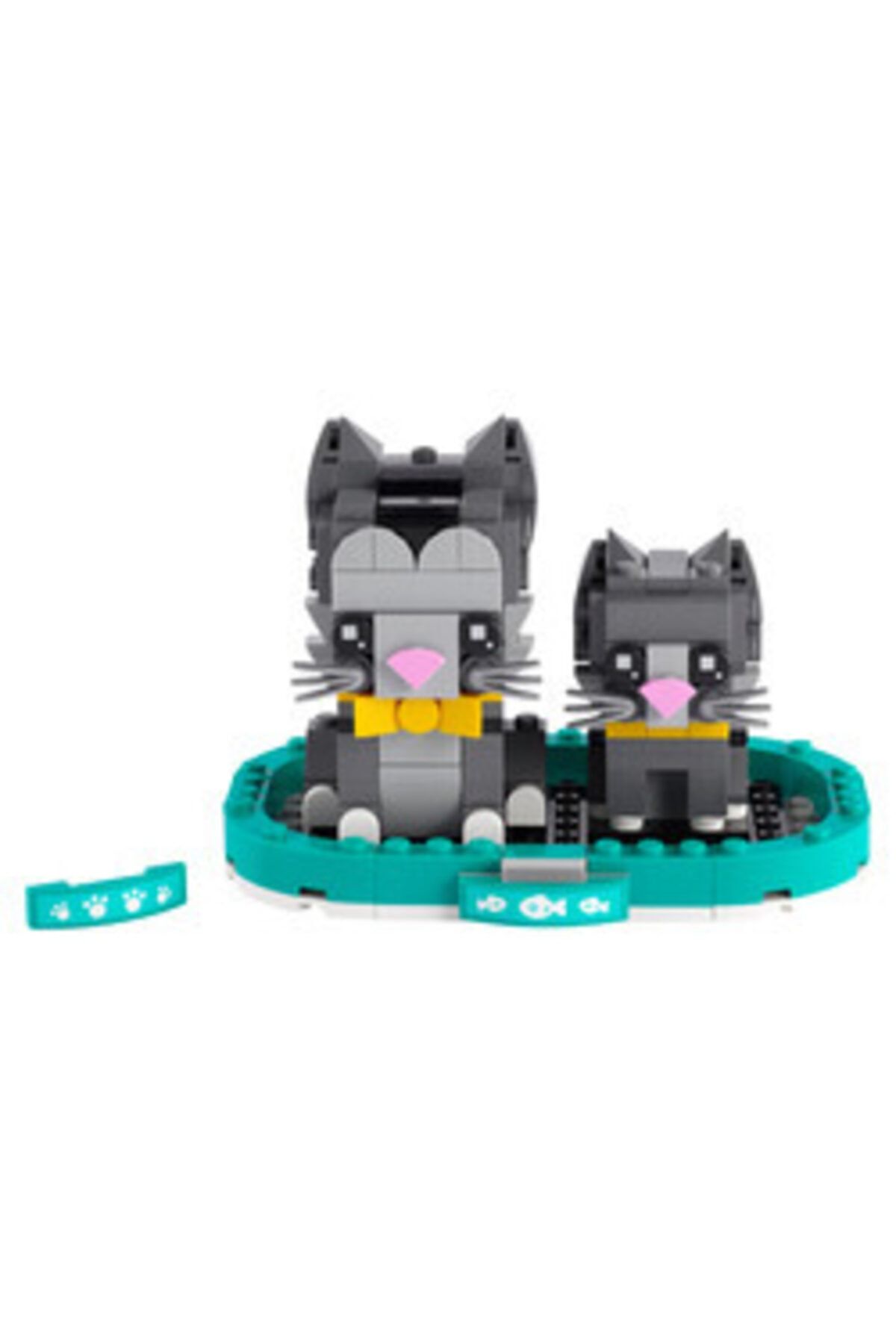LEGO 40441 Brickheadz Shorthair Kediler