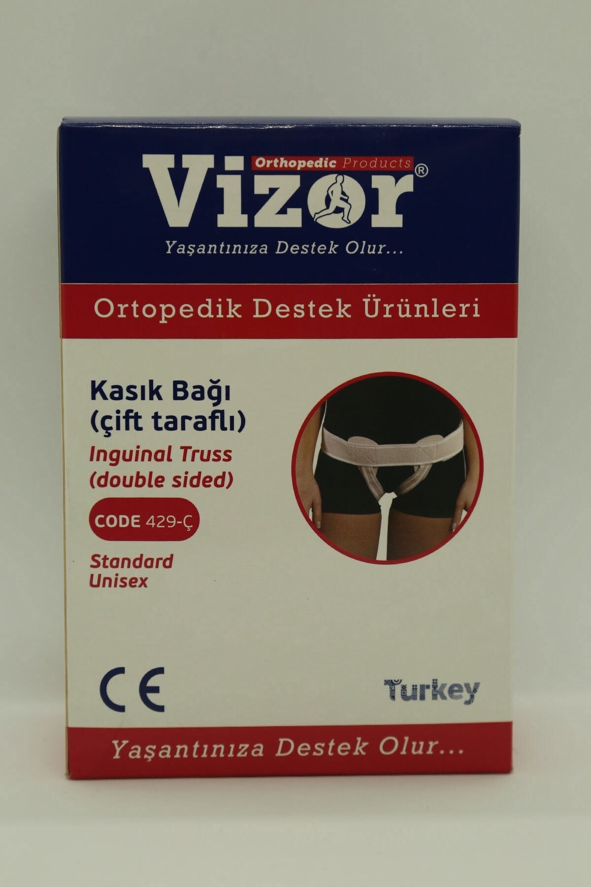 VIZOR Kasık Bağı Çift Taraflı