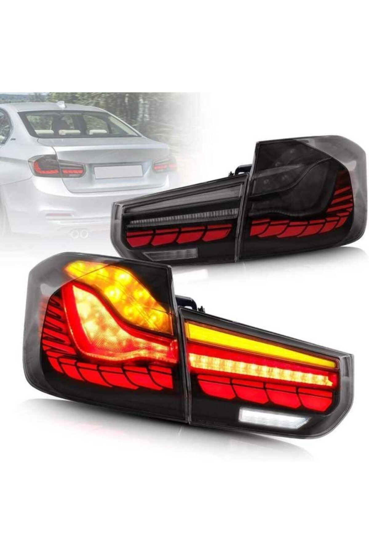 autogp Bmw F30 Gts Stop Lambası Ledli Dragon Model Smoke 2012 / 2018