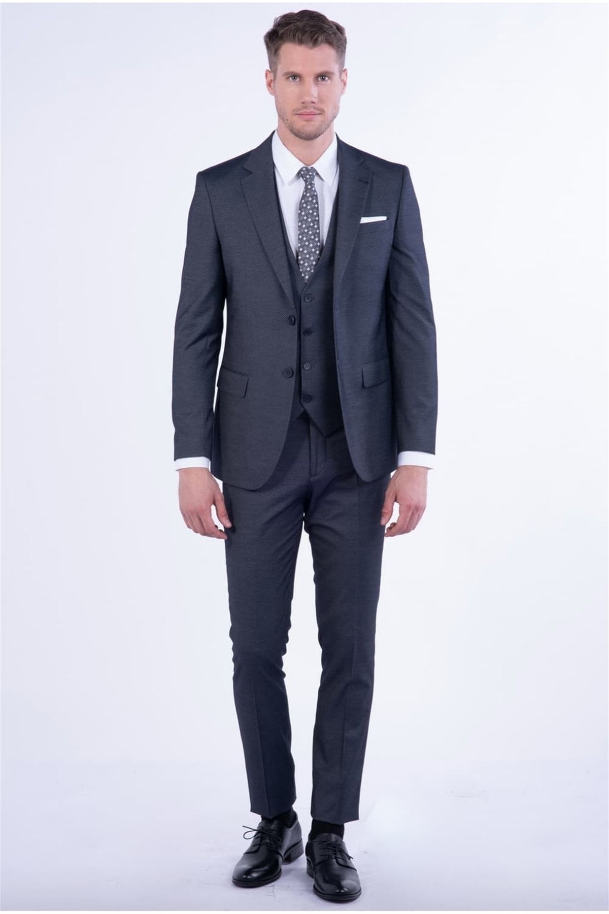 Efor Tk 812 Slim Fit Füme Spor Takım Elbise