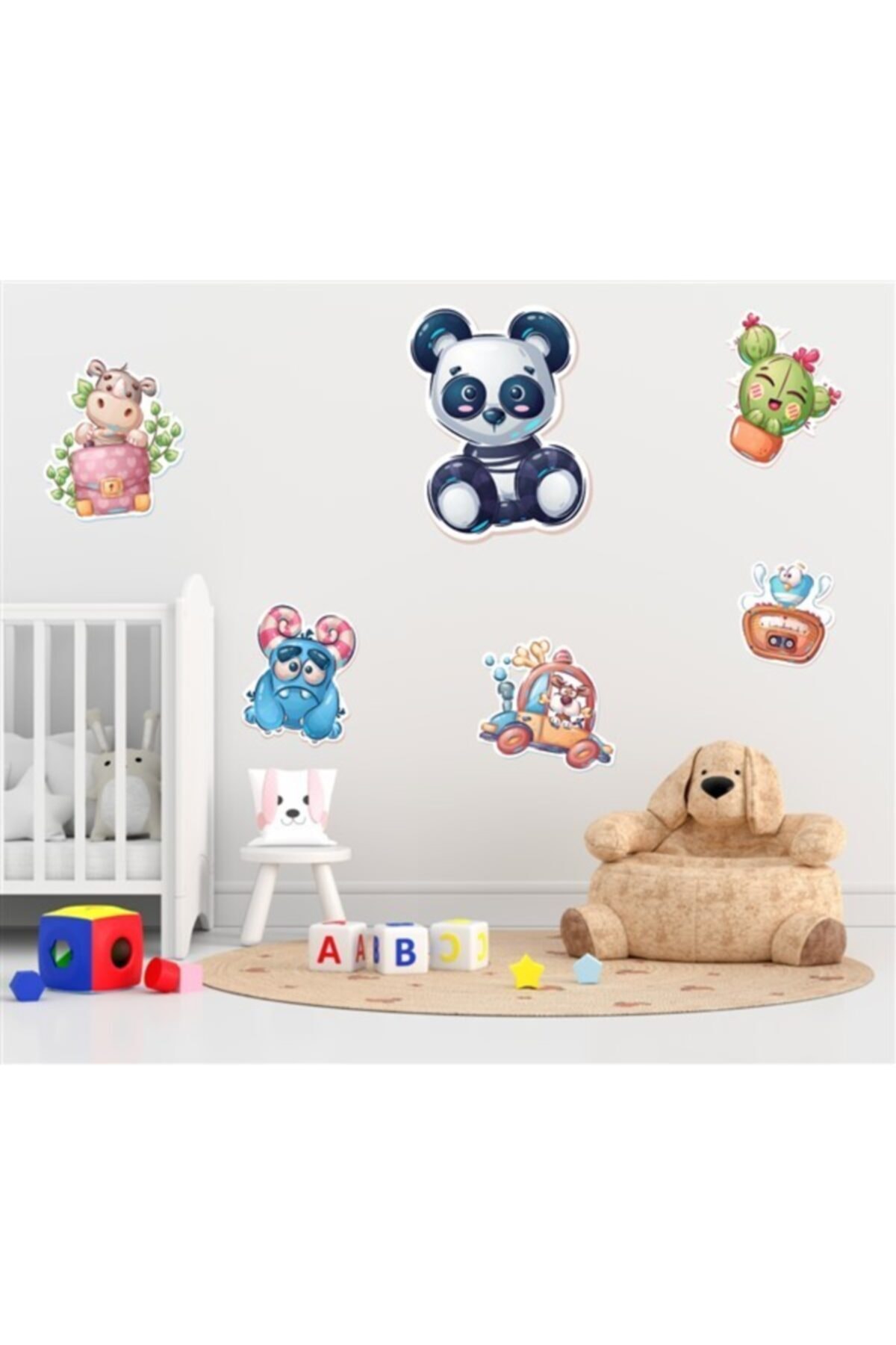 Ünsal Desing Sevimli Görseller Bebek - Çocuk Odası Duvar Sticker 1