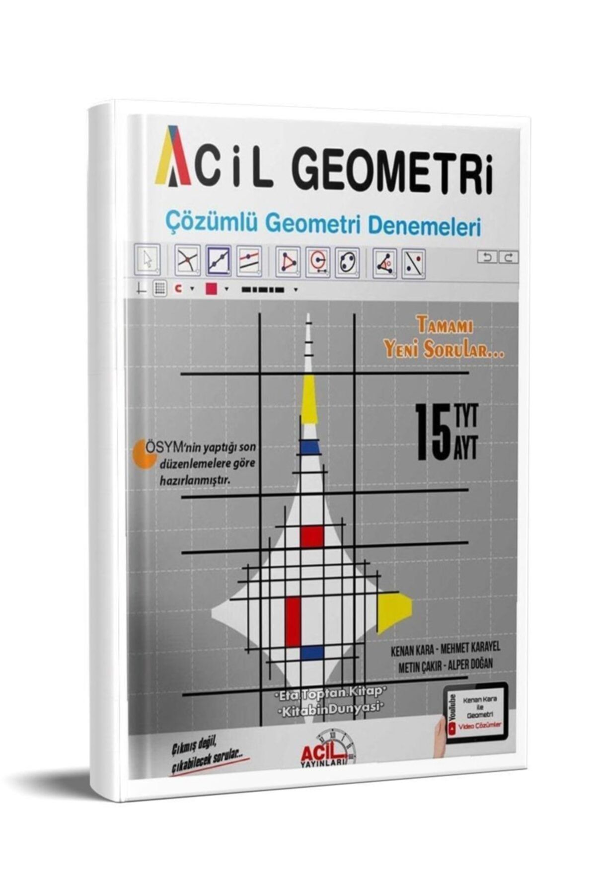 Tyt Ayt Geometri Denemeleri 15 Adet Cozumlu Acil Yayinlari Yorumlari Trendyol