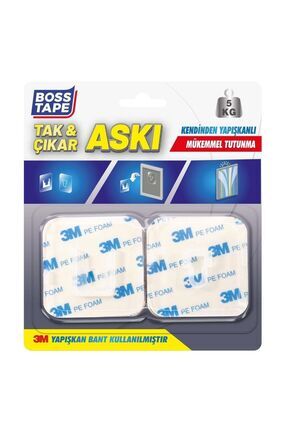 3m Yapıştırıcılı Sökülüp Takılabilen Askı Sök Tak Askı Image 0