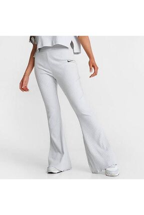 Sportswear High-Waisted Wide Leg Ribbed Kadın Eşofman Altı DV7868 - 025 Image 0