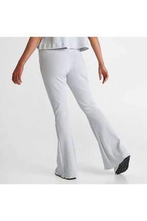 Sportswear High-Waisted Wide Leg Ribbed Kadın Eşofman Altı DV7868 - 025 Image 2